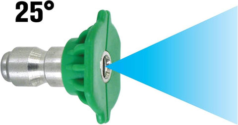 Pressure Washer Accessories - Quick Disconnect Spray Tip 25° Angle Pressure Washer Accessories - Quick Disconnect Spray Tip 25° Angle