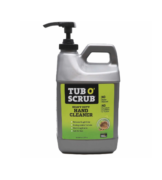Tub O' Scrub Heavy Duty Hand Cleaner, 1/2 Gallon Pump Tub O' Scrub Heavy Duty Hand Cleaner, 1/2 Gallon Pump
