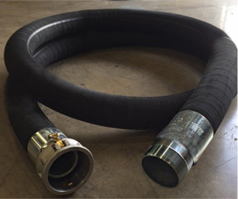 2 X 75ft Blue Water Hose With Camlock Fittings – Heavy Duty For Trash Pumps & Industrial Use