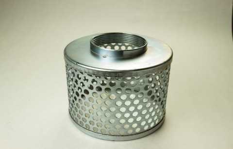 Suction Strainers - Galvanized Steel Round Hole Strainers