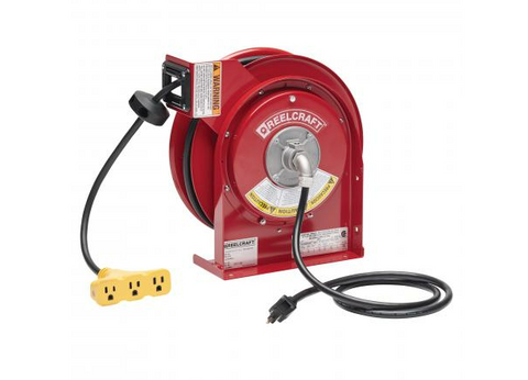 12/3 45 ft. Premium Duty Triple Outlet Power Cord Reel