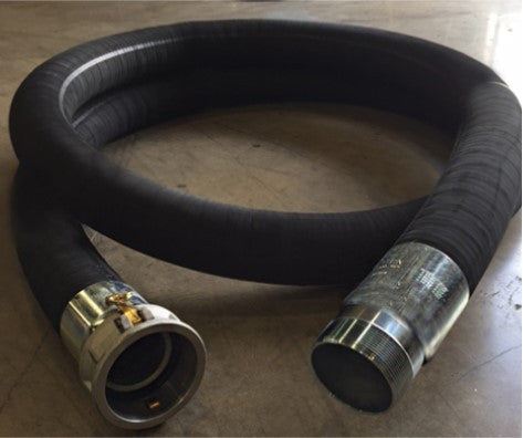 Rubber Water Suction Hose Assemblies with Female Camlock and King Nipple