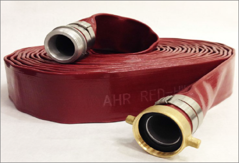 Red PVC Discharge Hose Assemblies with Female and Male Pipe Thread